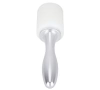 Smandy Leather Carving Hammer Nylon Mallet Leathercraft Stamping Tool with Nylon Head Aluminum Handle for Leather Craft Professional Amateur (White)