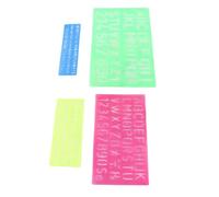 Smandy Letter Number Stencils Alphabet Number Templates Writing Drawing Stencils with A-Z 0-9 Punctuation for Kids Learning Crafts Scrapbooking