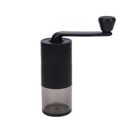 Smandy Manual Coffee Grinder, Hand Operated Bean Grinder Adjustable Grind Settings for Various Coffee Preferences Making (Black)