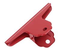 Smandy Metal, Strong Grip Durable Iron Material Smooth Edge for Organizing Photos Papers Signs, with Round Radian for Home Office School (Red)
