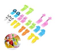 Smandy Mini Cute Cartoon Animal Fruit Picks Forks Lunch Box Decor for Kids (602)