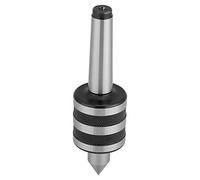 Smandy MT2 Live Center, High Speed Steel Pointed Part 55 60HRC, Bearing Design, Dust Proof Seal, with Precision Bearing, for Medium Speed Lathe and CNC Turning