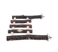 Smandy Other Aquaculture Supplies Chewing Standing Hanging Perch Hammock Climbing Ladder Small Bird Toy for Parakeet Cockatiel Conure and More Cage Hanging Bird Ladder, Parakeet Toys