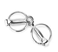 Smandy Other Horse Supplies Keychain, Cool Horse Shoe Design Stable Connection Exquisite Workmanship Decorative Bag Charms for Riders Zinc Alloy Snaffle Bit Zinc Alloy Snaffle Bits