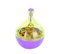Smandy Pet Food Ball Interactive Toy Slow Feeder with Bell for Cat and Dog Stress Relief Exercise