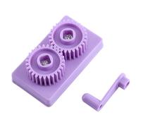 Smandy Purple Plastic Quilling Crimper Machine Paper Crimping Tool DIY Craft Art with Easy-Grip Handle for Creating Uniform Patterns 7x4x4.5cm
