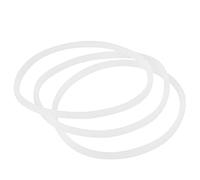 Smandy Replacement Gasket Rubber Seal Ring, 3 Pack White O Ring (3PCS)