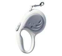 Smandy Retractable Dog Leash, Retractable Leashes Puppy Training 16.4ft Automatic Pet Leash One Button Brake Lock Free Anti Slip Handle for Medium Dogs Do (Gray)