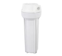 Smandy RO Housing Kit Reverse Osmosis Filter Housing Replacement with 1/4 Inch Quick Connectors Wrench for 10 Inch RO Filtration System Standard 2.5x10 Filters