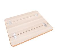 Smandy RV Table Top, Foldable Solid Wood Surface with Metal Hand Sealed Edge, Versatile Design for Campers and Yachts, 20mm Thickness, Suitable for Dining and Work Activities (White