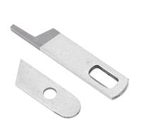 Smandy Sewing Machine Blade, Premium Steel Upper Knife Lower Knife Overlocker Knife Set Replacement for BABYLOCK BL202 BL302 BL400 Sewing Machines