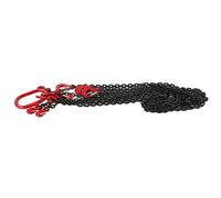 Smandy Slinging Equipment Adjustable 6mm 1 Tons for Engine Hoist Lifts with Hooks Durable and Stable Easy to Carry and Store for Mines Ports Buildings Working Lifting Chain Sling,