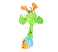 Smandy Squeaky Bird Dog Toy Plush with Squeaker Interactive Soft Tug Toy for Small Medium Large Dogs, Bouncing Neck Design for Play and Chewing (Green)