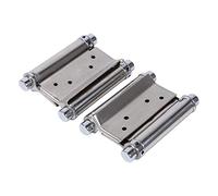 Smandy Stainless Steel Double Action Spring Butt Hinges 2-Pack 3in for Cafe Doors Swing Doors Internal Doors