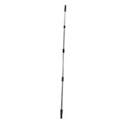 Smandy Stainless Steel Paint Roller Extension Pole 10 Section 40cm Each 12ft Total Length with Push in Tapered Adapter for Painting Cleaning and Window Washing