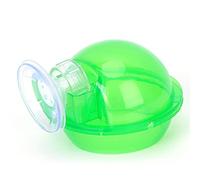 Smandy Suction Cup Reptile Feeder Translucent Clear See-Through Pet Feeding Bowl with Strong Suction Cup and Smooth Escape-Proof Walls for Geckos Snakes Lizards Spiders Amphibians