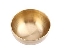 Smandy Tibetan Singing Bowl Brass Meditation Musical Instrument Handcrafted for Yoga Chakra Healing with Wood Stick and Cushion