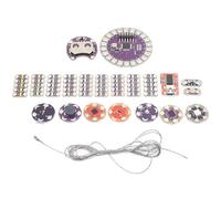 Smandy Wearable Project Super Starter Kit, PCB Material with 9 LED Modules & Conductive Thread for Electronic Textiles and Tech Enthusiasts