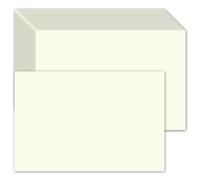 Smanzu 50 Pack 4x6 Ivory Color Cardstock Paper Blank Thick Heavyweight 92lb Cream Card Stock for Making Index Cards, Invitations cards, Postcards