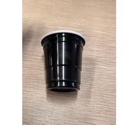 SMAODSGN 24 Pack Black Shot Cups with Wristband 2oz Shot Glass Cups for Party DIY Writable Plastic Shot Glass with 3 Color Paint Pens for Tailgating Wedding Festival Party Carnival Supplies (Black)