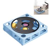 Smaoqingji Interactive Cat Toy Intelligence Toy for Cats - 1 Piece, Blue, Fumbling Board for Cats, Ensure Your Pet Can Play and Eat Safe and Healthy