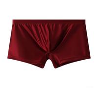 Smarbettiy 80% Nylon Men's Boxers Stretch Satin Feel Fabric | Low-rise waist, satin-like pouch, breathable ice silk, moisture wicking, smooth skin feel