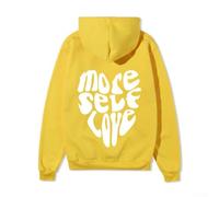 Smarbettiy Polyester Letter Print Sweatshirt Female Spring Autumn Wear | Letter print design, full front zipper, regular fit , moderate elasticity, polyester fabric