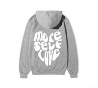 Smarbettiy Polyester Letter Print Sweatshirt Female Spring Autumn Wear | Letter print design, full front zipper, regular fit , moderate elasticity, polyester fabric