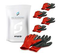 SMARDY 5 Pairs of Work Assembly Gloves Size L (9) Robust Protective Gloves with Latex