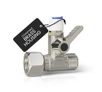 smardy V004 Stopcock Shut-Off-Valve Quick-Adapter T-Part 3/8 x 3/8 x 1/4 inch for The Connection of 2 Devices