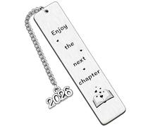 SMARGO 2026 Graduation Gifts Bookmark for Him Her - Enjoy The Next Chapter Retirement Birthday Grad Gifts in Bulk for Daughter Son Friends Senior High School Students from Teacher College Master