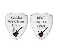 SMARGO I Couldn't Pick A Better Uncle Guitar Picks Plectrum For Fathers Day Birthday Christmas Presents Best Uncle Ever