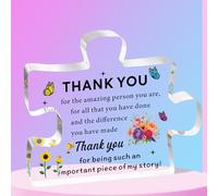 SMARGO Thank You Gifts for Boss Lady Bosses Day Gifts for Women Teacher Principals Appreciation Gifts Medical Administrative Supervisor Therapist Gifts Coworker Office Desk Decoration Acrylic Plaque