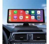 Smart 10.26" CarPlay & And-roid Auto Dash Cam System, 4K Dual Dash Cam Touch Screen Stereo with WiFi, Bluetooth, GPS & Backup Camera, Dashboard & Adjustable Windshield Mount for Car Driving Recorder