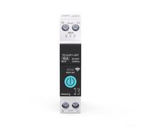 Smart 1P+N Circuit Breaker with Voltage Current Wattage Monitoring for Zigbee Networks DIN Rail Installation 40A Rating