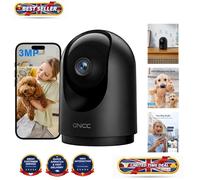 Smart 2K Baby Monitor & Pet Camera with Motion Alerts - Alexa/Google Compatible
