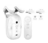 Smart 3-in-1 Electric Curtain Opener with Bluetooth Remote Easy Installation & One-Click Start 4000mAh Battery Compatible with Roman T-Rail & U-Rail Curtains - 1PCS