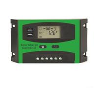 Smart 30A For MPPT Solar Charge Regulator with LCD Screen for 12V/24V and Dual USB Output Capability