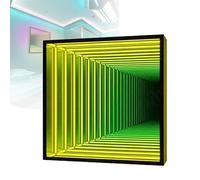 Smart 3D Tunnel Infinity Mirror Light with RGB LED, App and Remote Control for Home Decor and Entertainment
