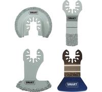 Smart 4 Piece Trade OIS Oscillating Multi Tool Tiling Blade Set