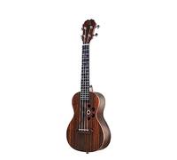 Smart 4-String Ukulele, Rose Wood, Hollow Petal Design, Dedicated App, Bluetooth Connection, Beginner 23-Inch Instrument Gift, Gift Bag
