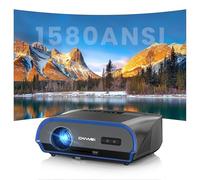 Smart 4K Projector 1580ANSI Daytime Viewing,High Brightness Movie Projector with WIFI6 Bluetooth NFC HDR 300Inch Display Home Theater Outdoor Projector Wireless Streaming with Netflix Disney+ YouTube