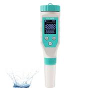 Smart 7-in-1 Digital PH Meter & Salinity Tester for Swimming Pool, Spa, Hot Tub, Saltwater Aquarium: Measures pH, Free Chlorine, ORP, EC, TDS, Salt, Temp
