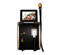 Smart 808nm Diode Laser Hair Removal System, Advanced Tri-Wavelength Permanent Hair Reduction Equipment, Painless Cold LED Touch Screen Salon Beauty Machine for Face Body Smooth Skin