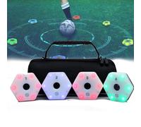 Smart Agility Response Training System with App Control, Reflex Speed Enhancement Kit for Athletes, Coaches, Physical Therapy and Fitness Workouts, Improves Reaction Time & Cognitive Performance,4ligh