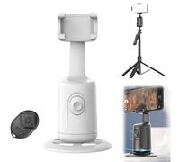 Smart AI Facial Recognition Phone Tripod, Phone Holder For Video Recording, Auto Face Tracking Tripod 360 Rotation With Stand, Content Creator Essentials, With Remote And Gesture Control