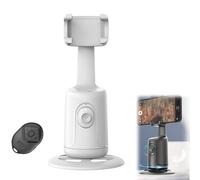 Smart AI Facial Recognition Phone Tripod, Phone Holder For Video Recording, Auto Face Tracking Tripod 360 Rotation With Stand, Content Creator Essentials, With Remote And Gesture Control