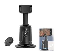 Smart AI Facial Recognition Phone Tripod, Phone Holder For Video Recording, Auto Face Tracking Tripod 360 Rotation With Stand, Content Creator Essentials, With Remote And Gesture Control