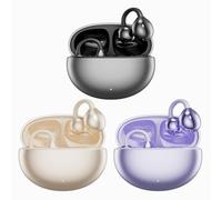 Smart AI Language Translation Earbuds Bluetooth-Compatible 5.4 144 Languages Translator Earbuds Long Battery Life Translator Device for Travel Business Learning (Purple)