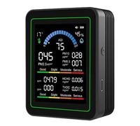 Smart Air Detector - ABS Portable Indoor Sensor, Quality Measurement Device, Lightweight Digital Monitor With Easy Read Screens | Home Offices Room Environmental Safety Indoor Outdoor Use